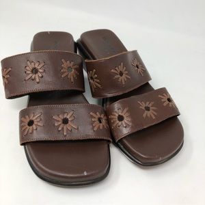 Dockers Brown Floral Sandals